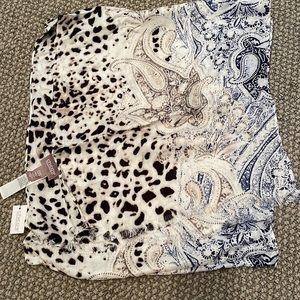 Patterned Chico scarf with tags on